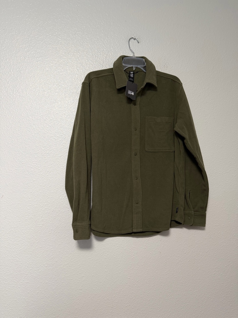 Mountain Hardwear Olive Green Fleece Jacket sz M